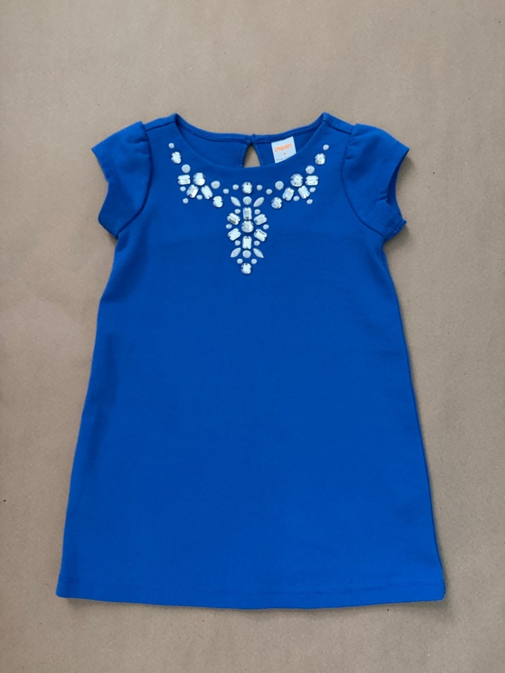 Gymboree Royal Blue Jewel-Accent Girls Dress